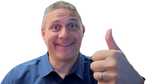 Tony giving a thumbs-up.